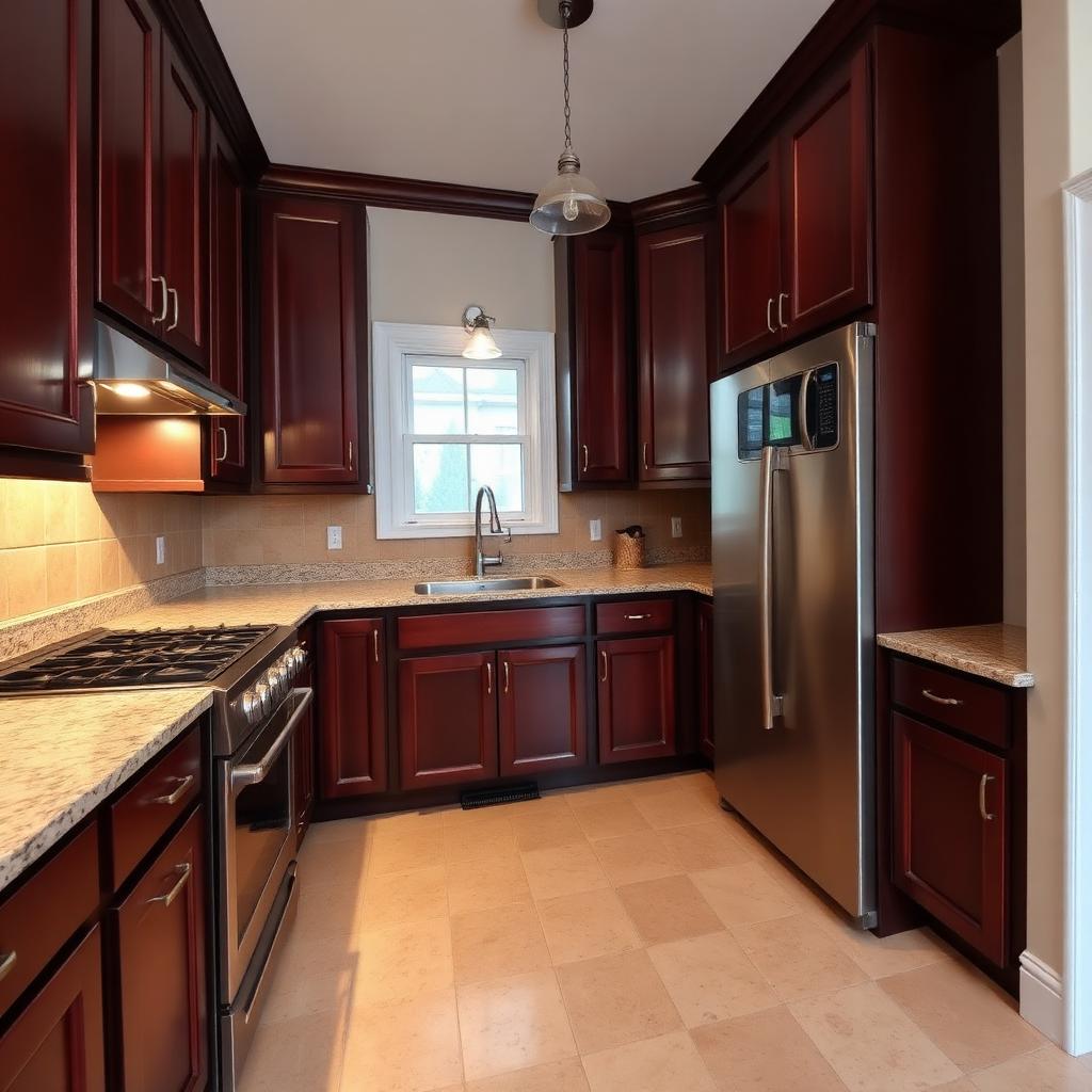 Kitchen Cabinet Refresh before staging