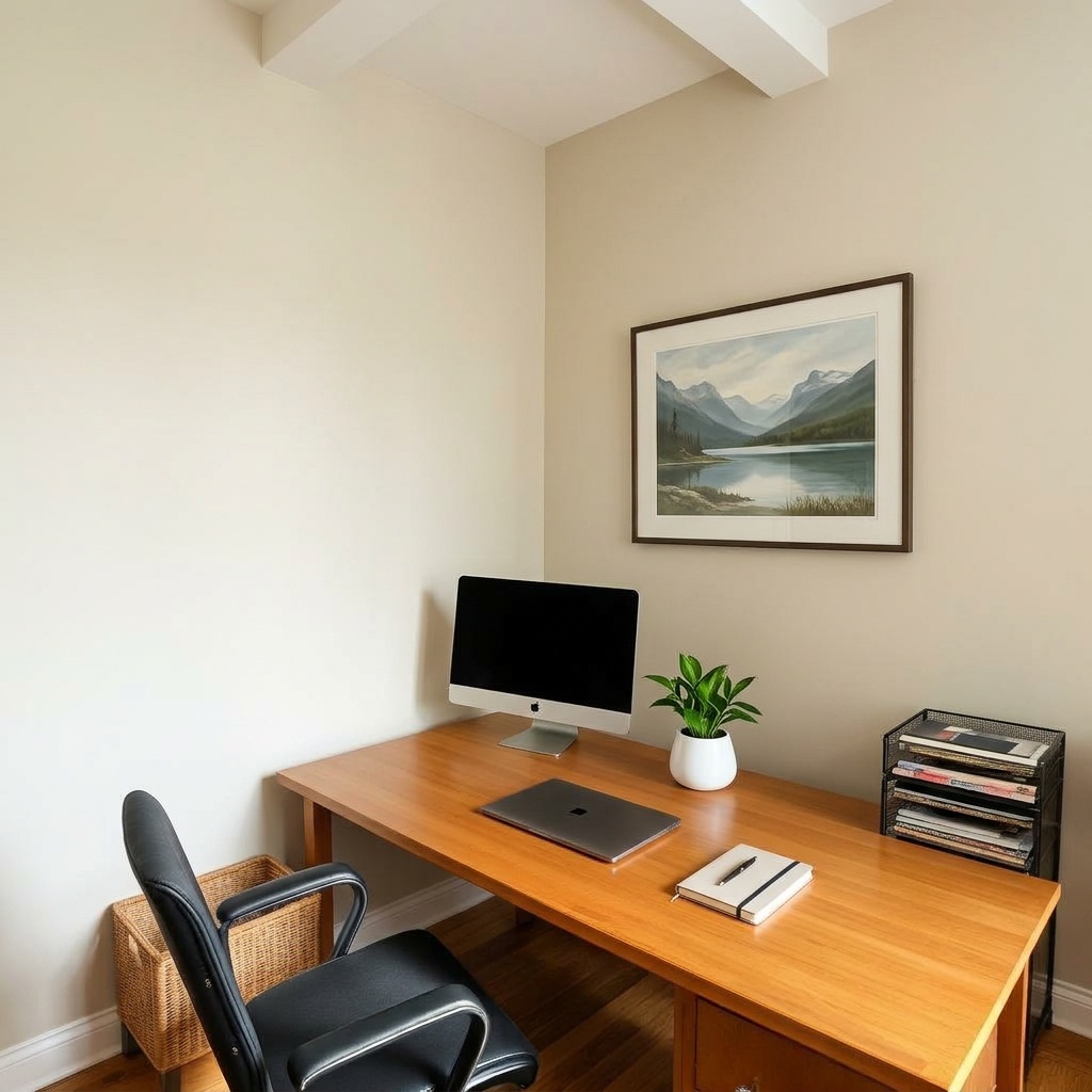 Home Office Edit after virtual staging